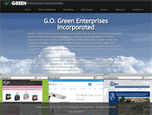 Tablet Screenshot of gogreenentinc.com
